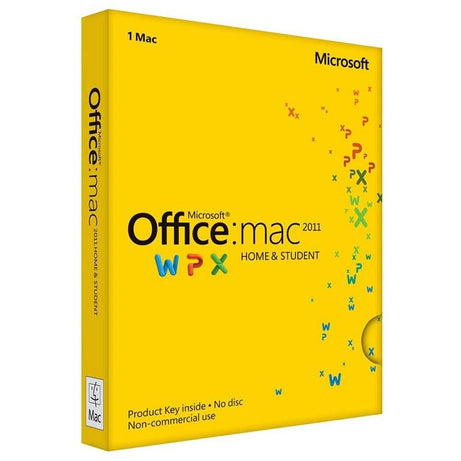 Microsoft Office for Mac Home & Student 2011 - 3 User