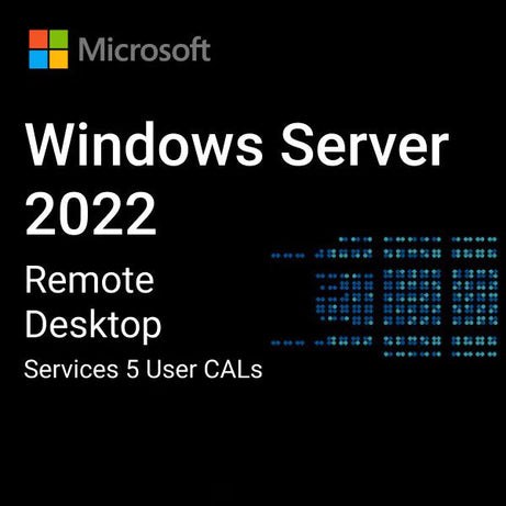 Microsoft Windows Server 2022 Remote Desktop 5 User CALs